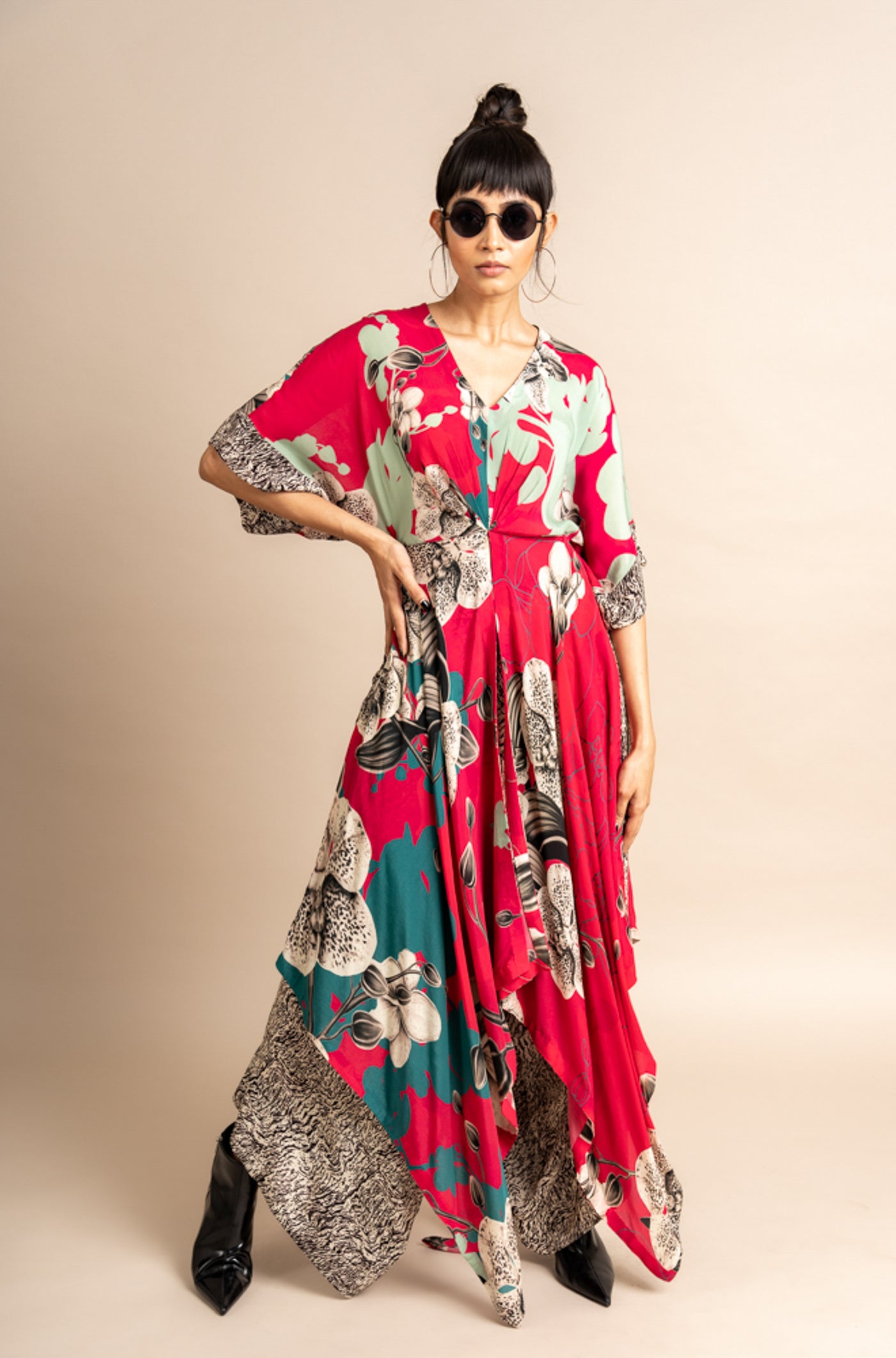 Nupur Kanoi Top with pants PInk Online Shopping Melange Singapore Indian Designer Wear