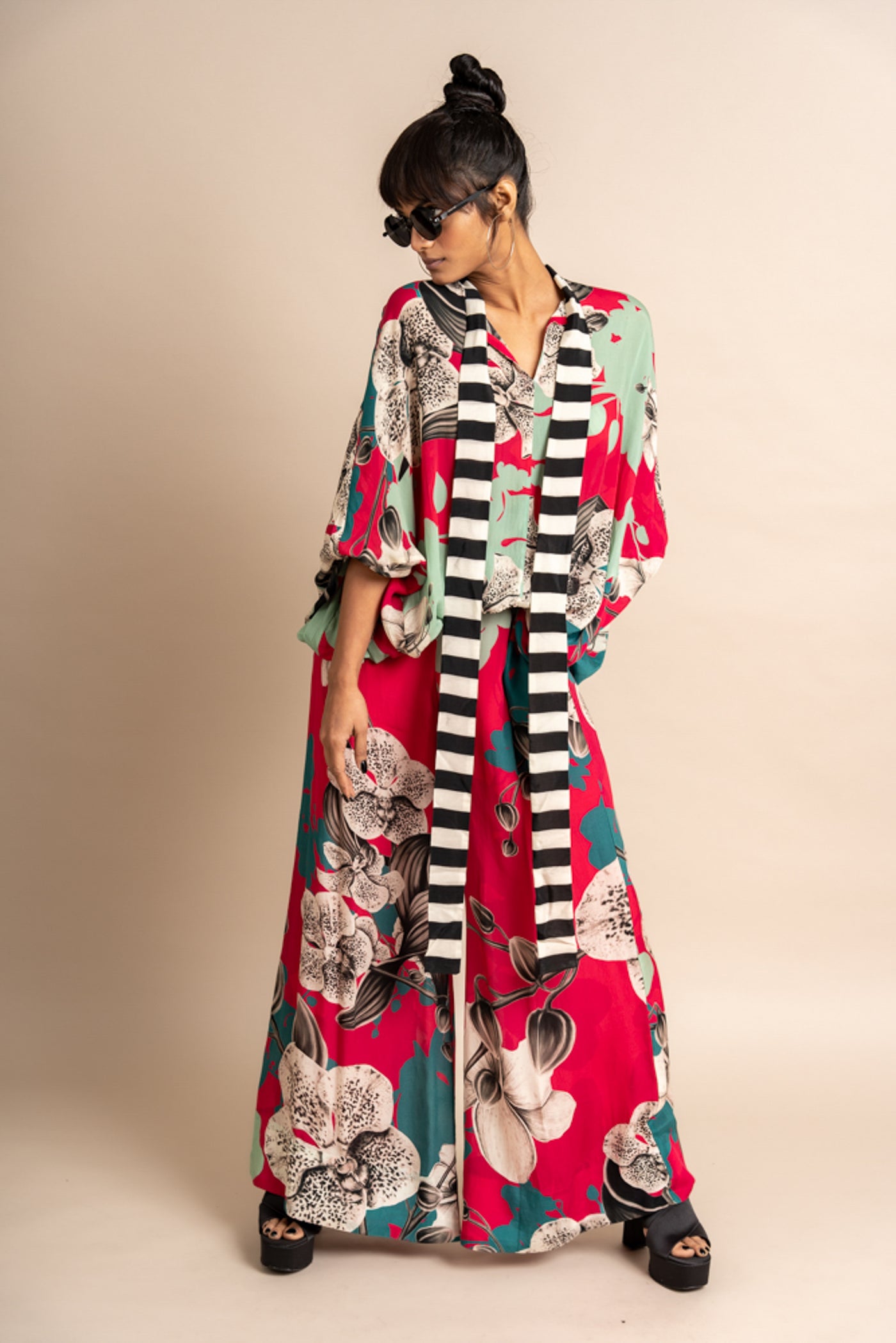 Nupur Kanoi Top With Pants PInk Online Shopping Melange Singapore Indian Designer Wear