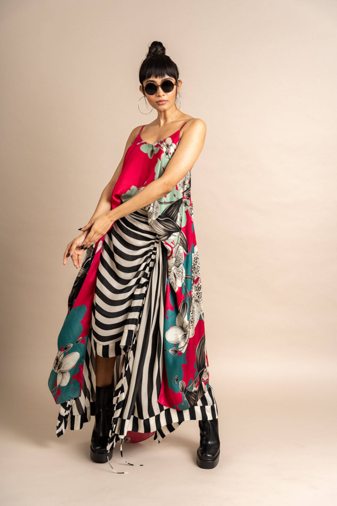Nupur Kanoi Top With Skirt Pink Online Shopping Melange Singapore Indian Designer Wear