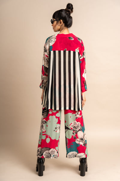 Nupur Kanoi Shirt With Pyjama Pink Online Shopping Melange Singapore Indian Designer Wear
