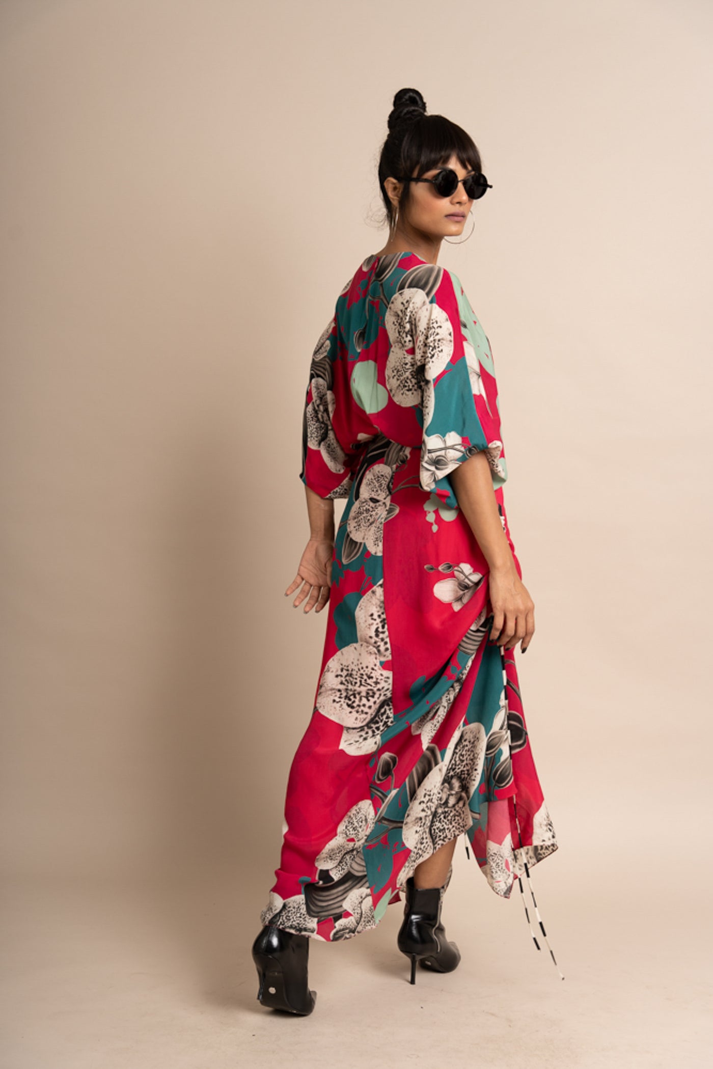 Nupur Kanoi Wrap Dress Pink Online Shopping Melange Singapore Indian Designer Wear