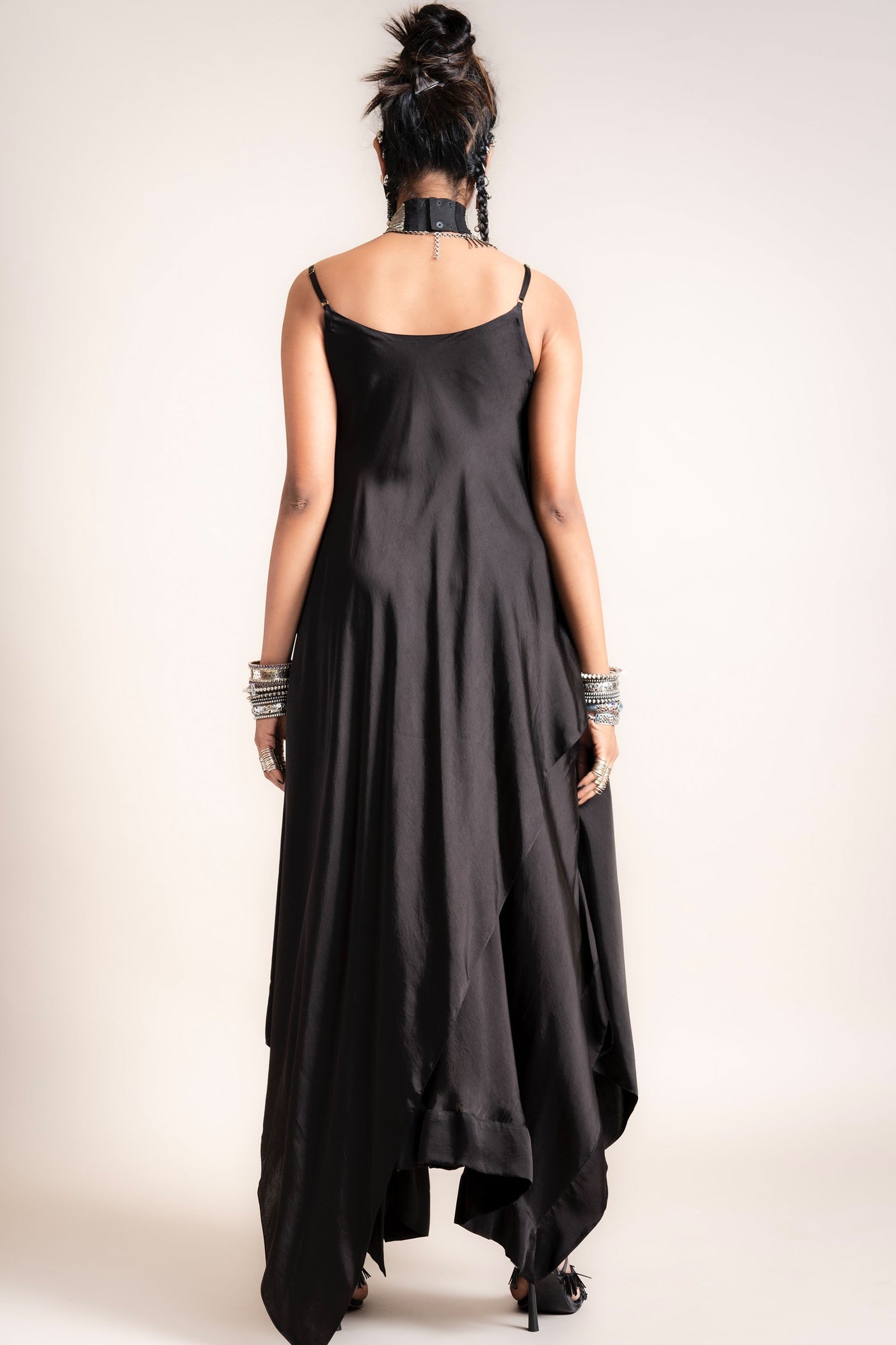 Nupur Kanoi Singlet Top With Skirt Set black designer fashion online shopping melange singapore