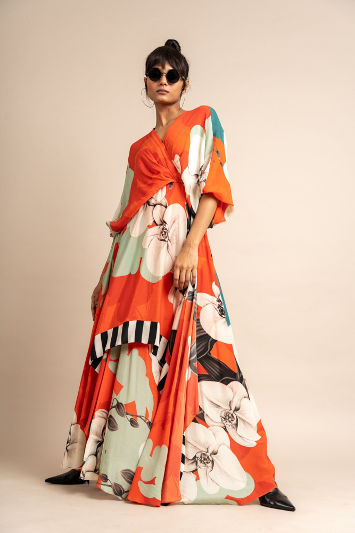 Nupur Kanoi Hanki Dress Orange Online Shopping Melange Singapore Indian Designer Wear