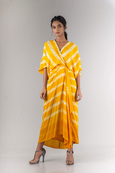 Yellow KK Wrap Dress