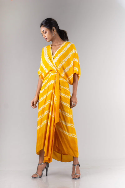 Yellow KK Wrap Dress