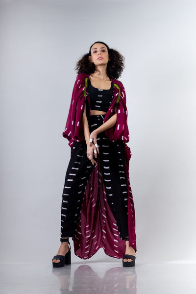 Katy RD Jacket With Blouse And Salwar Pants