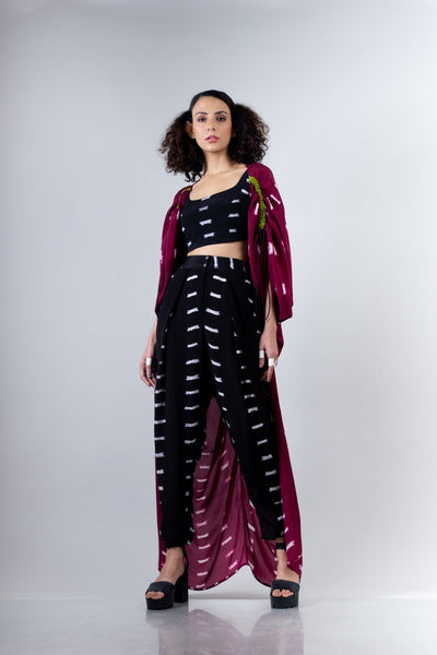 Katy RD Jacket With Blouse And Salwar Pants