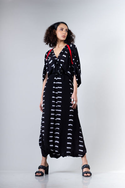 Nupur Kanoi- Knotted kk jumpsuit - Melange Singapore - Indian Designer Wear Online Shopping