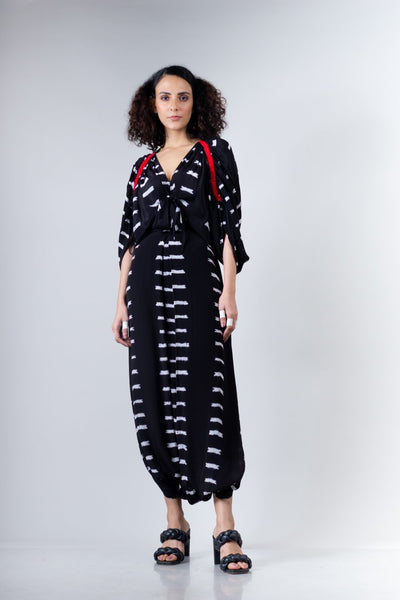 Nupur Kanoi- Knotted kk jumpsuit - Melange Singapore - Indian Designer Wear Online Shopping