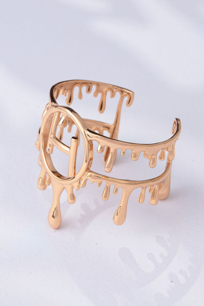 Outhouse Drip Oh Free Fall Handcuff gold indian designer jewellery fashion online shopping melange singapore