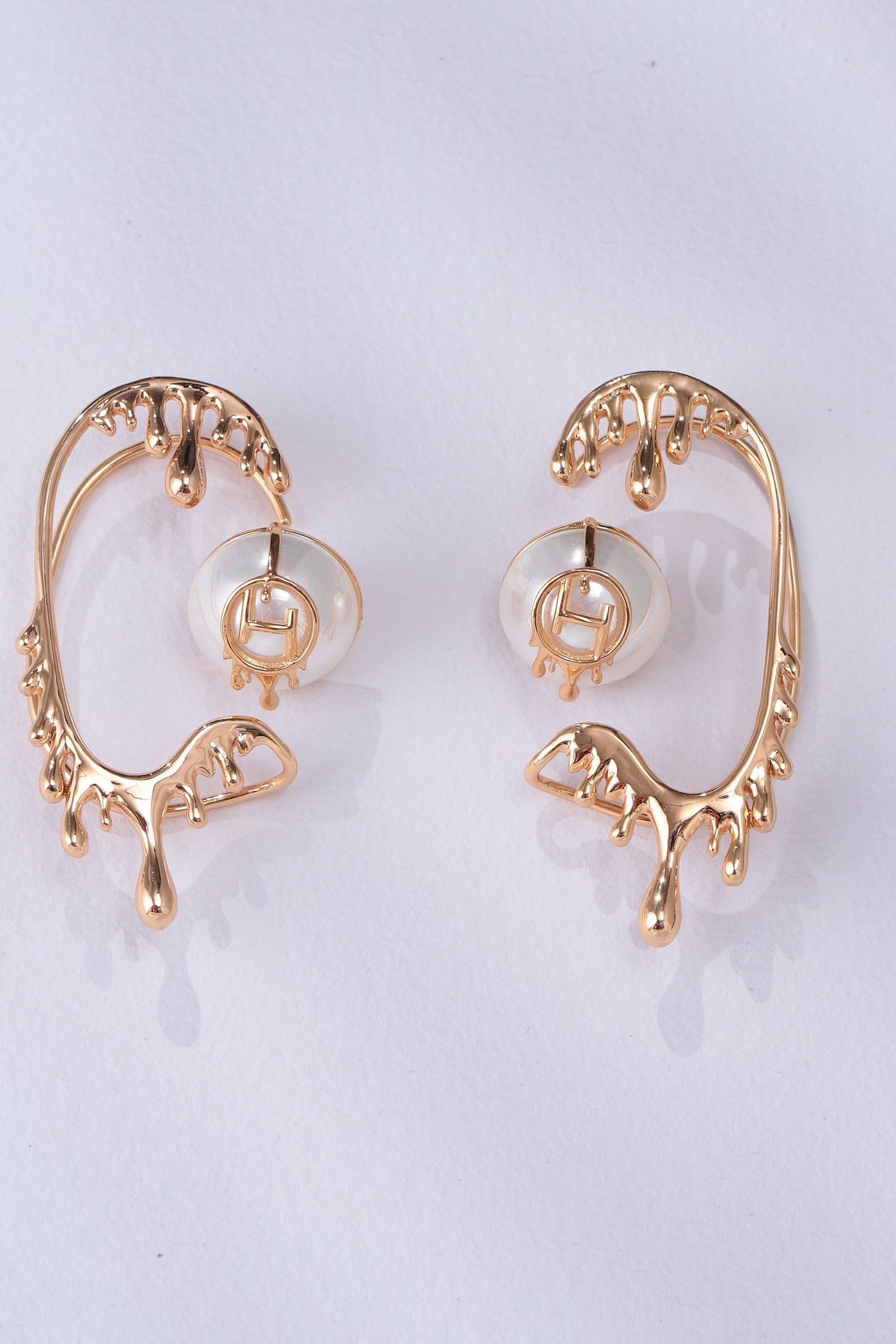 Outhouse Drip Oh Pod Ear Cuff designer jewellery fashion online shopping melange singapore