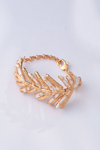 Outhouse Drip Oh River Rose Hand Cuff designer jewellery fashion online shopping melange singapore