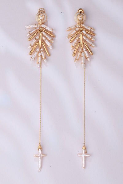 Outhouse Drip Oh River Rose Shoulder Grazers designer jewellery fashion online shopping melange singapore