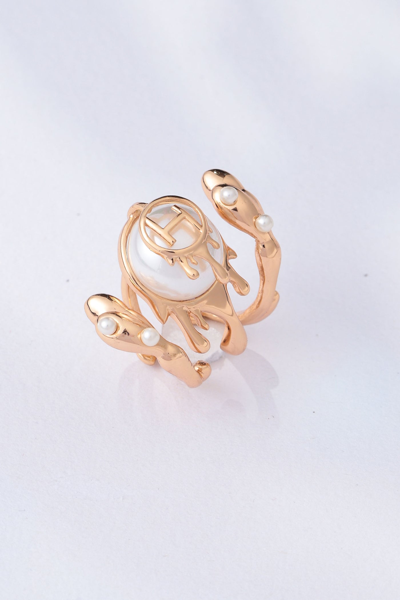 Outhouse Drip Oh River Rose Wrap Ring designer jewellery fashion online shopping melange singapore