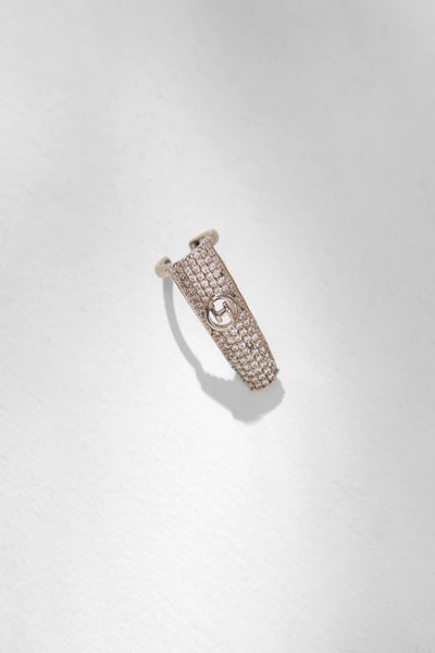 Outhouse Jewellery Jewelled Monogram Fingertip Ring In Silver Fashion Jewellery Online Shopping Melange Singapore Indian Designer Wear