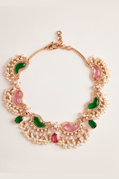 Outhouse Le Nerina Necklace jewellery indian designer wear online shopping melange singapore