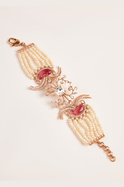 Outhouse Le Palm Double Fish Bracelet jewellery indian designer wear online shopping melange singapore