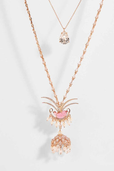 Outhouse Le Palm Fish Layered Necklace jewellery indian designer wear online shopping melange singapore