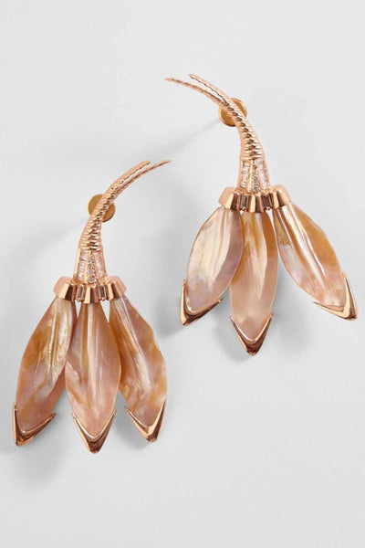 Outhouse Le Palm Serefina Drop Earrings jewellery indian designer wear online shopping melange singapore