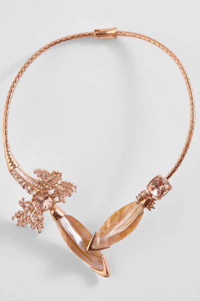 Outhouse Le Palm Serefina Open Choker jewellery indian designer wear online shopping melange singapore