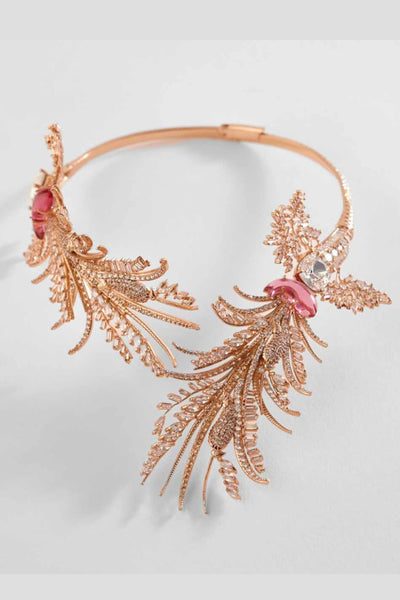 Outhouse Le Sunset Palm Open Choker jewellery indian designer wear online shopping melange singapore