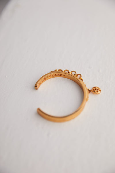 Outhouse jewellery OH Petite Poppi Handcuff gold online shopping melange singapore indian designer wear