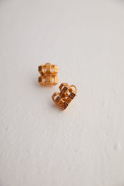 outhouse jewellery OH Poppi Bolt Stud Earrings gold online shopping melange singapore indian designer wear