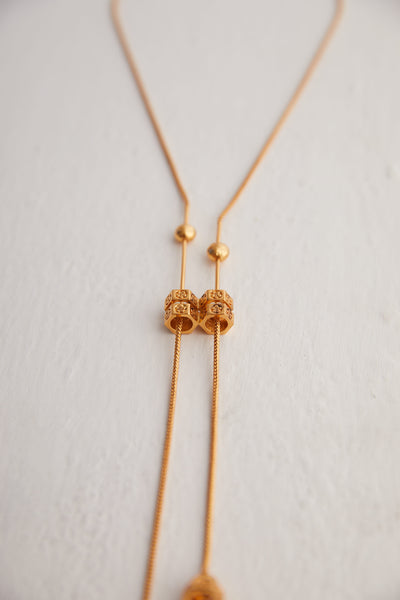 Outhouse jewellery OH Poppi Quatro Necklace gold online shopping melange singapore indian designer wear