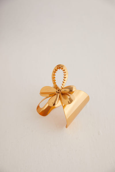 Outhouse jewellery OH Poppi Tuberose Handcuff gold online shopping melange singapore indian designer wear