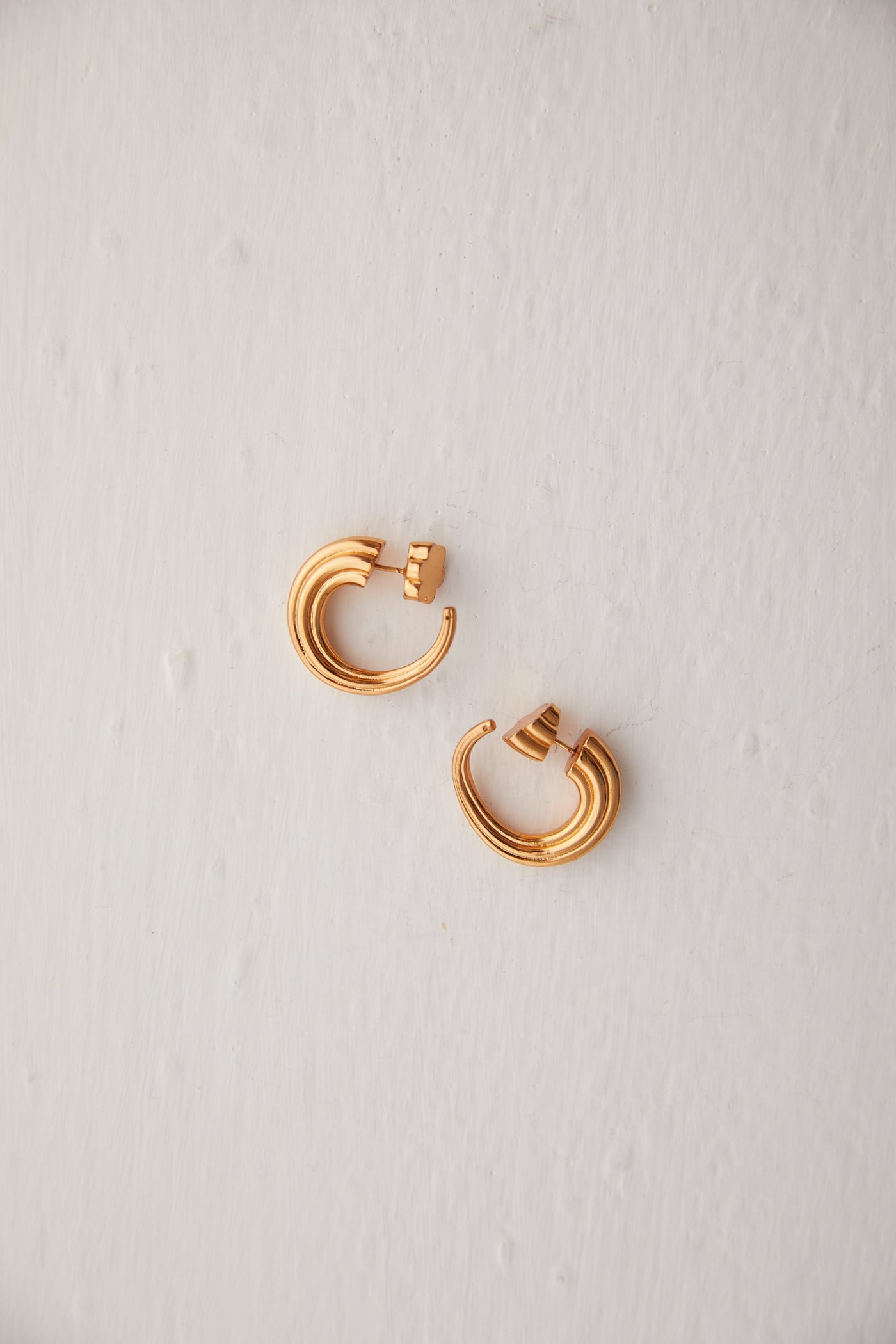 Outhouse jewellery OH Poppi Tuscon Hoop Earrings gold online shopping melange singapore indian designer wear