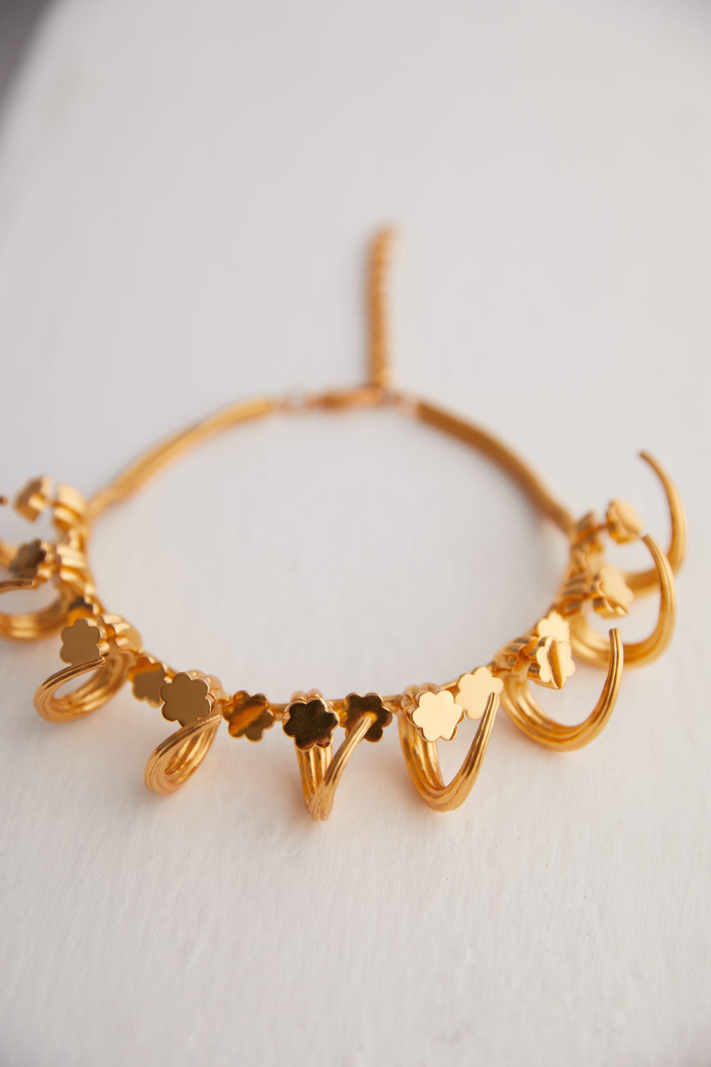 Outhouse jewellery OH Poppi Tuscon Necklace gold online shopping melange singapore indian designer wear