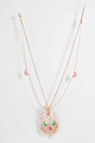 Outhouse Palm le Grande Pendant Necklace jewellery indian designer wear online shopping melange singapore