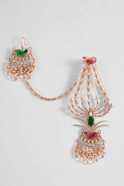 Outhouse Palm le Grande Sahara Earrings jewellery indian designer wear online shopping melange singapore