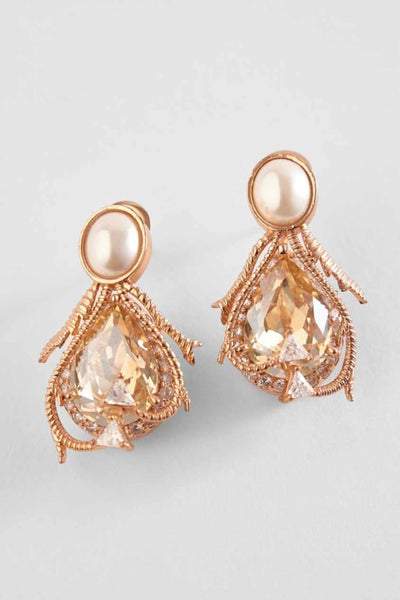 Outhouse The Paloma Pearl Stud Earrings jewellery indian designer wear online shopping melange singapore