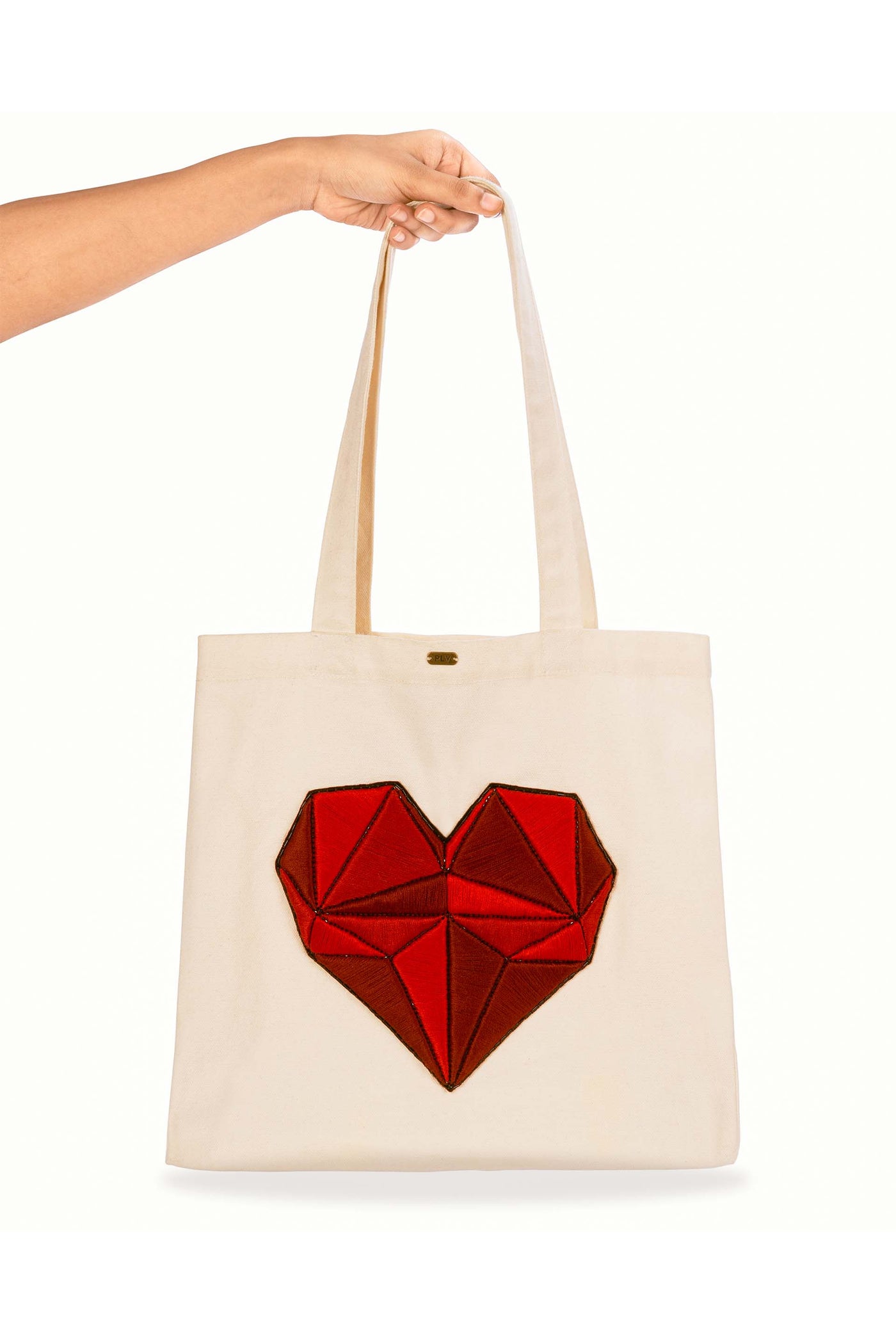 Pallavi swadi Geometric Heart Tote Bag accessories indian designer wear online shopping melange singapore