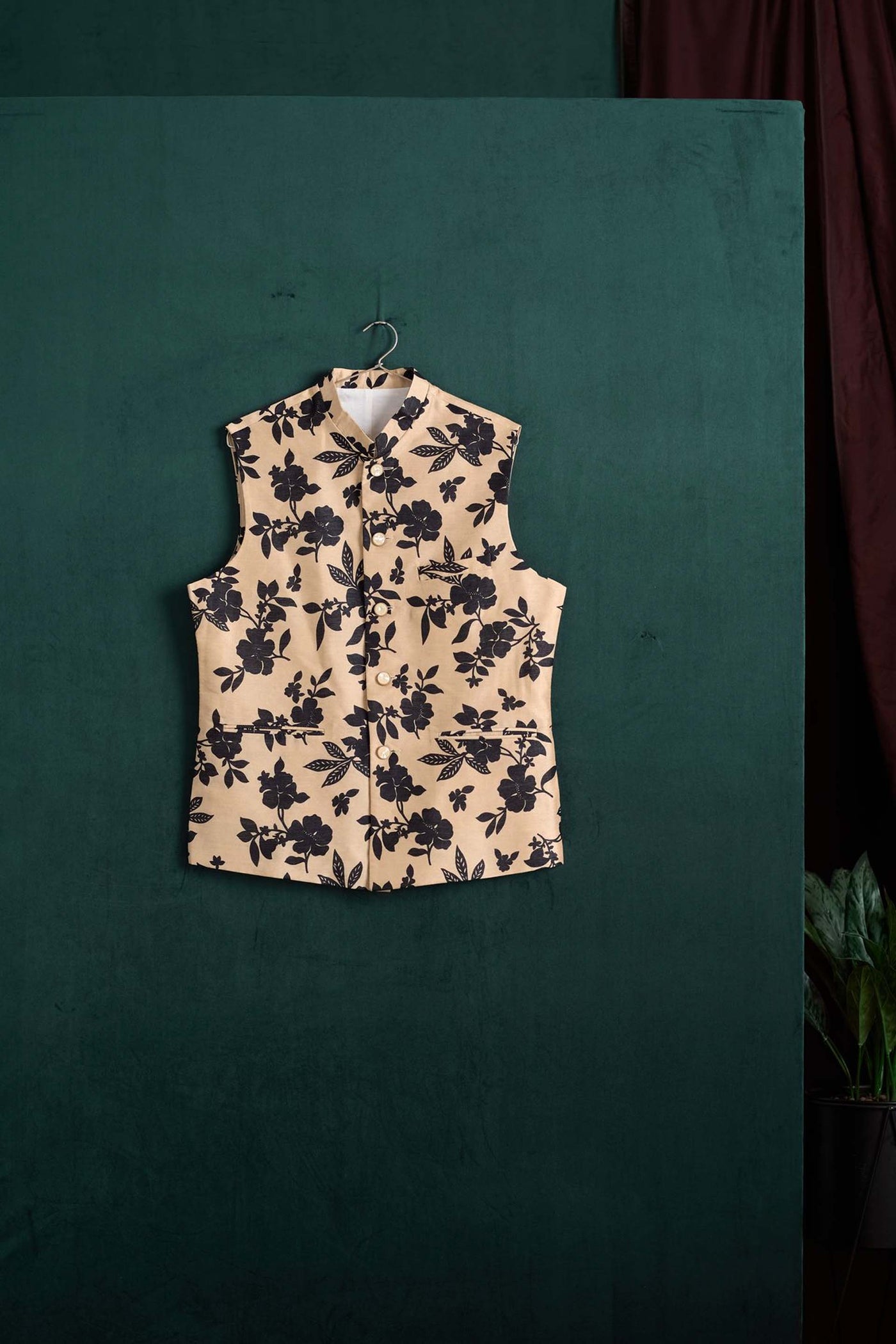 Project bandi Black Basil Silk Bandi festive indian designer menswear online shopping melange singapore
