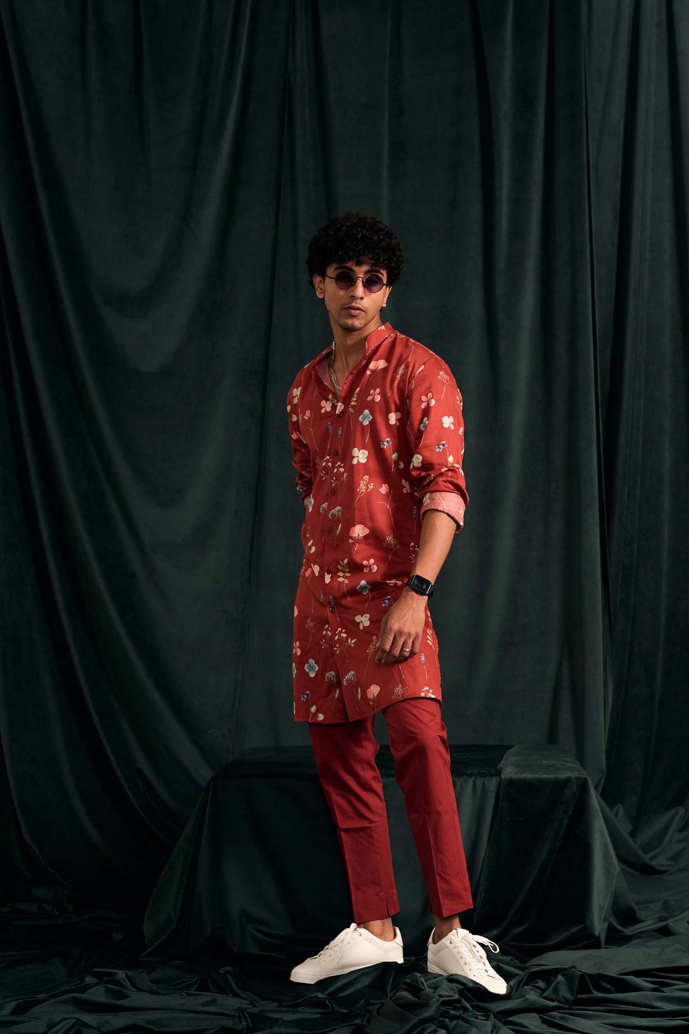 project bandi Blaze Mila Cotton Printed Kurta With Matching Pajama festive indian designer wear online shopping melange singapore