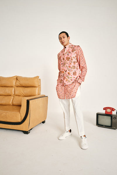 Project Bandi Rose Caribbean Bandi bundi jacket menswear online shopping melange singapore indian designer wear