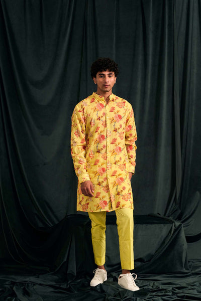 Project bandi Carary Cotton Embroidered Kurta With Matching Pajama festive indian designer wear online shopping melange singapore