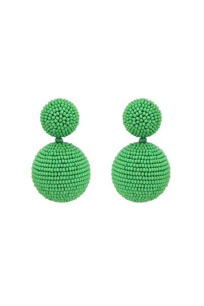 Raya Décor Bauble Earrings Green fashion jewellery online shopping melange singapore indian designer wear