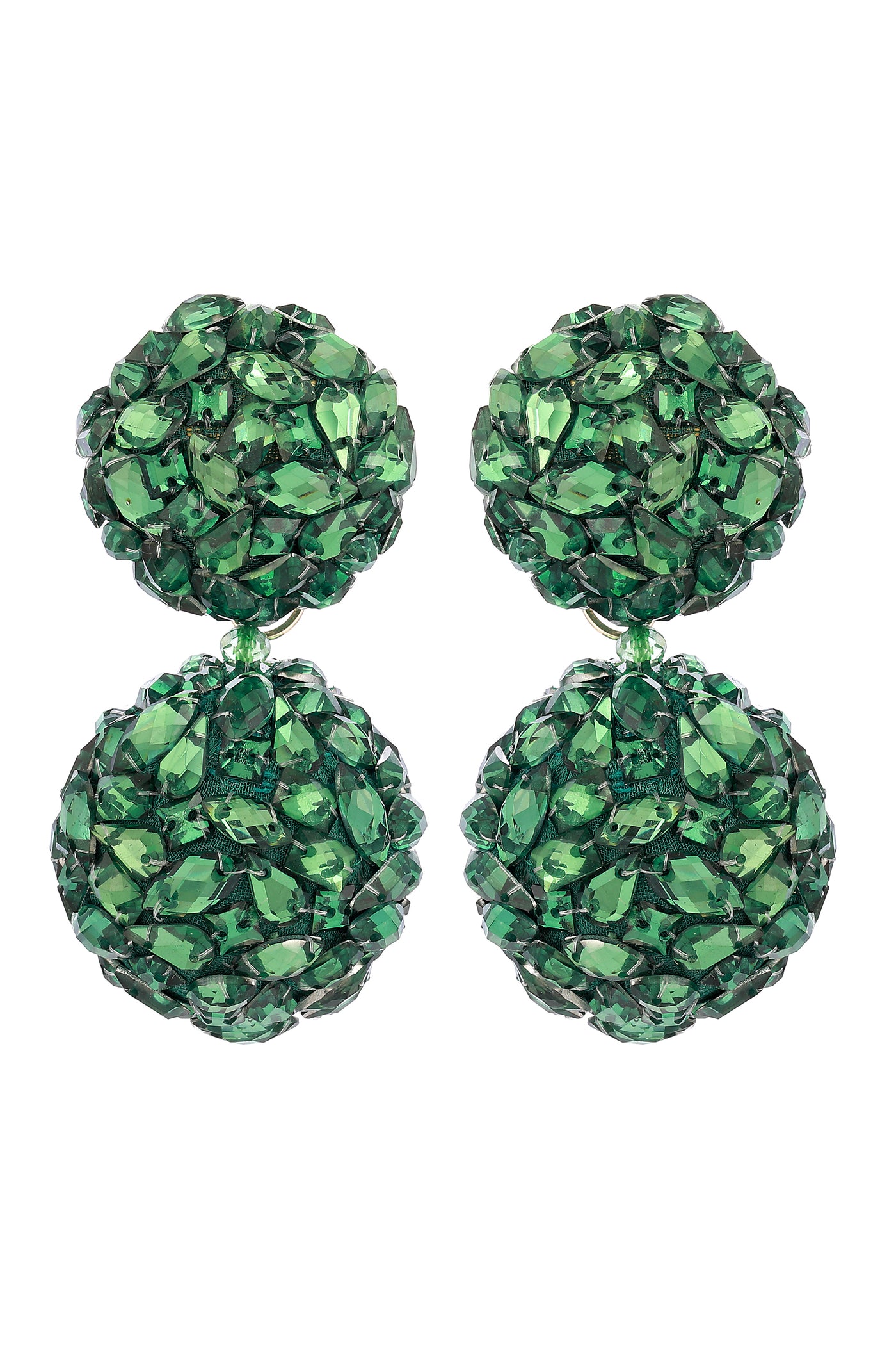 Raya jewels Crystal Bauble Earrings fashion jewellery online shopping melange singapore indian designer wear