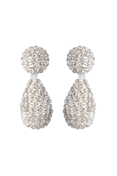 Raya jewels Delicate Drop Earrings Silver fashion jewellery online shopping melange singapore indian designer wear