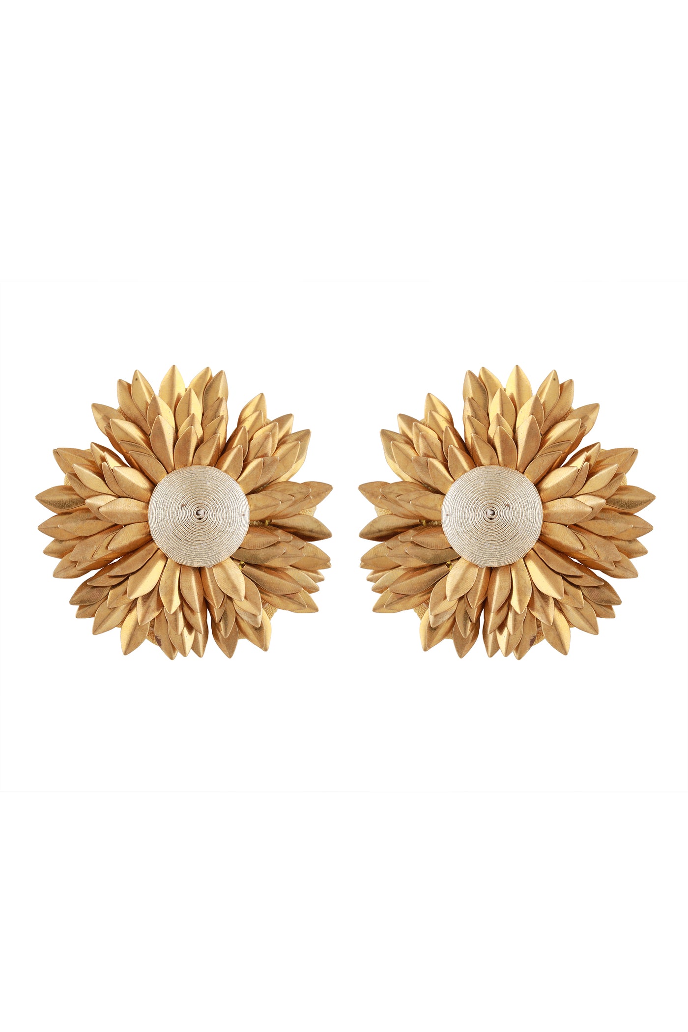 Raya jewels Goddess Stud Earrings gold fashion jewellery online shopping melange singapore indian designer wear