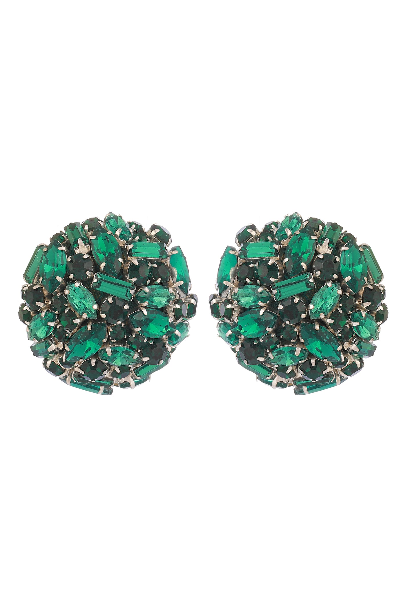 Raya jewels Handcrafted Crystal Stud fashion jewellery online shopping melange singapore indian designer wear