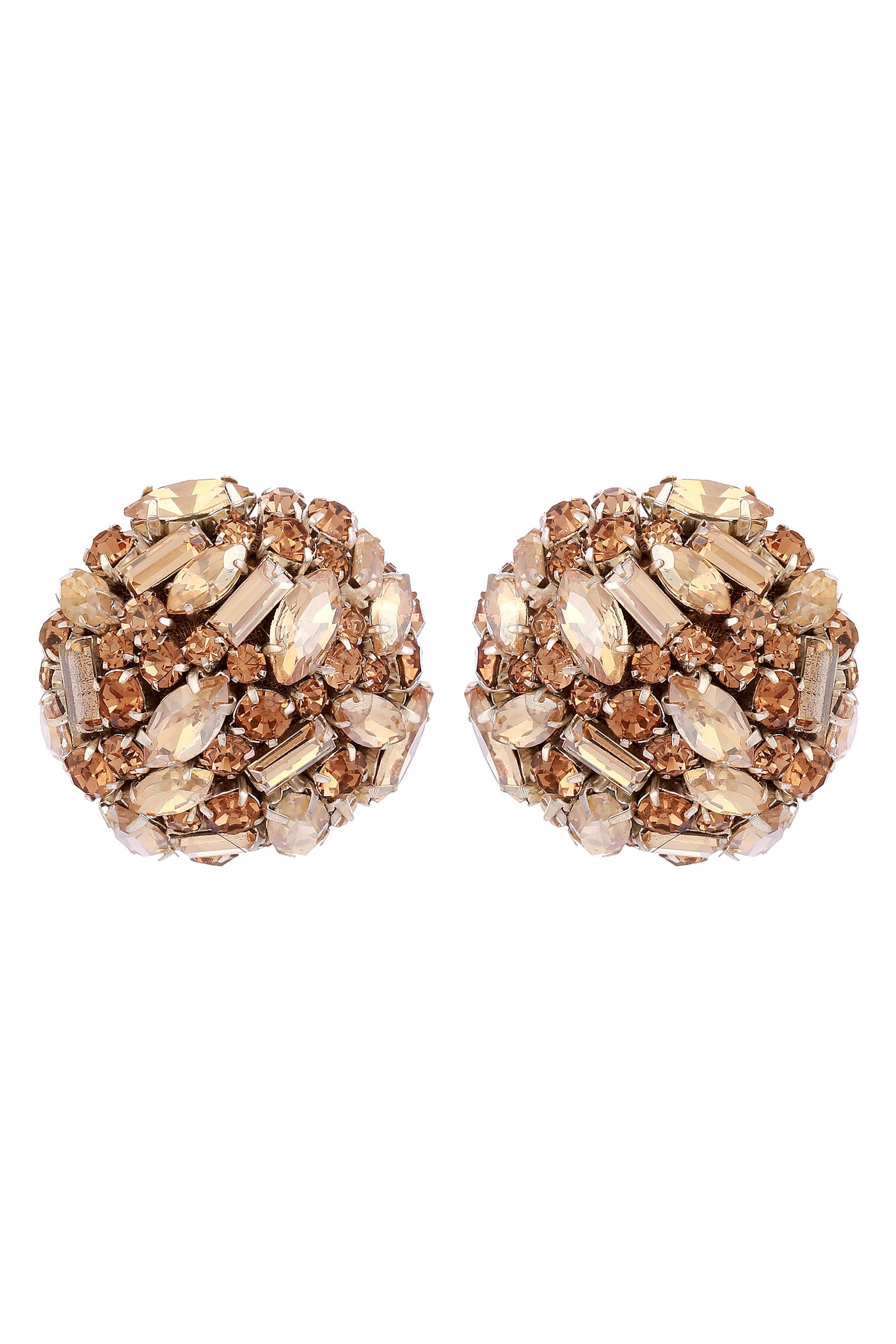 Raya jewels Handcrafted Crystal Stud fashion jewellery online shopping melange singapore indian designer wear