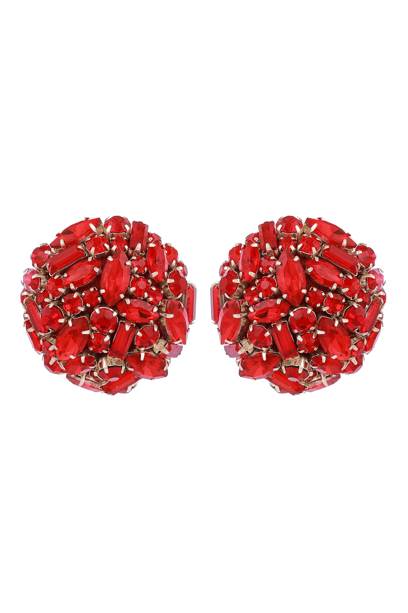 Raya jewels Handcrafted Crystal Stud fashion jewellery online shopping melange singapore indian designer wear