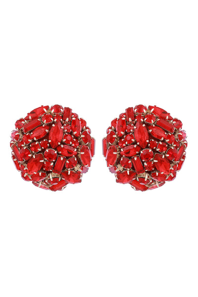Raya jewels Handcrafted Crystal Stud fashion jewellery online shopping melange singapore indian designer wear
