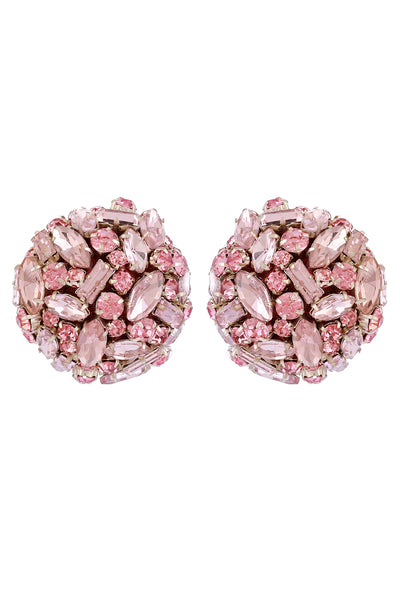 Raya jewels Handcrafted Crystal Stud fashion jewellery online shopping melange singapore indian designer wear