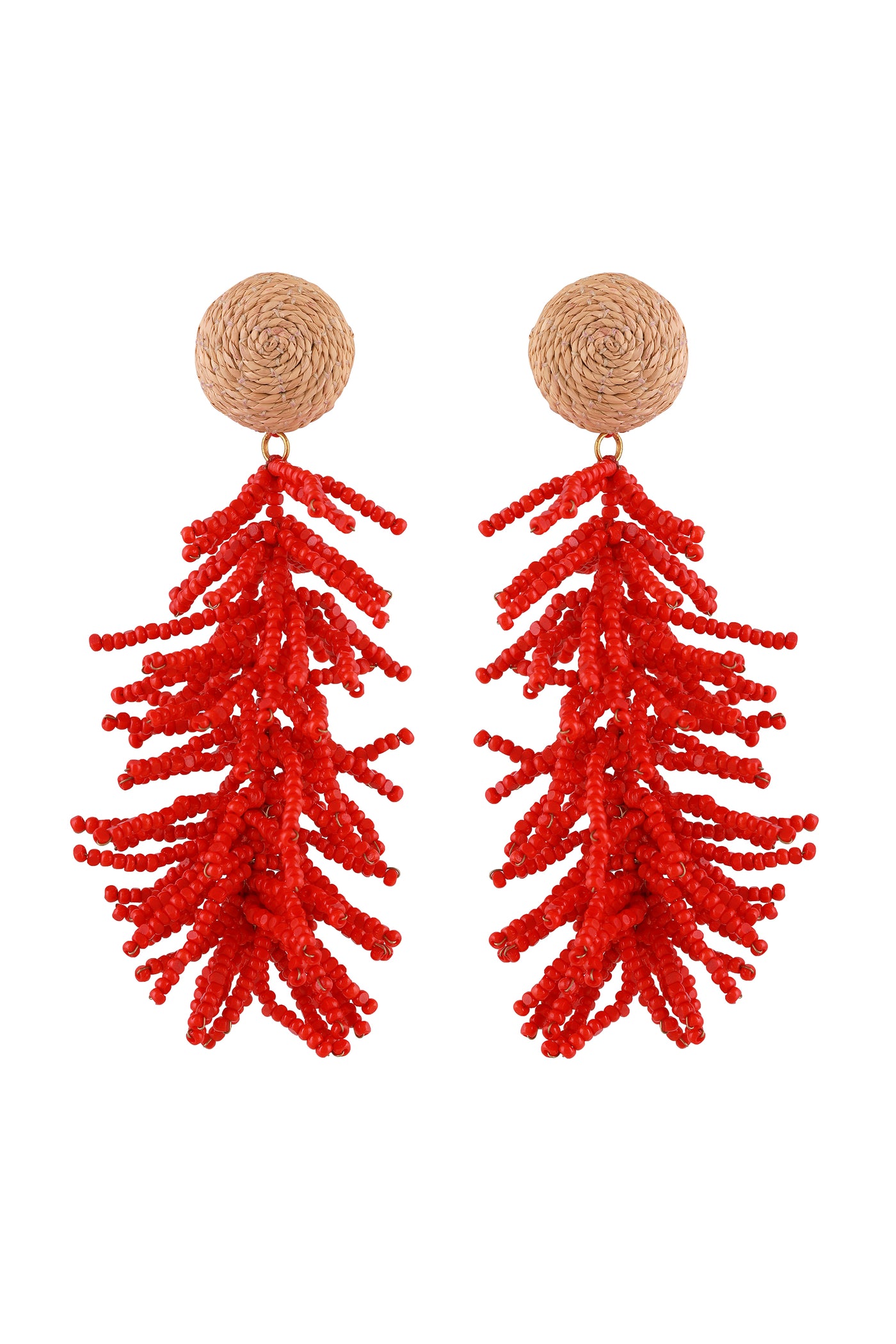 Raya jewels Handcrafted Reef Earrings fashion jewellery online shopping melange singapore indian designer wear