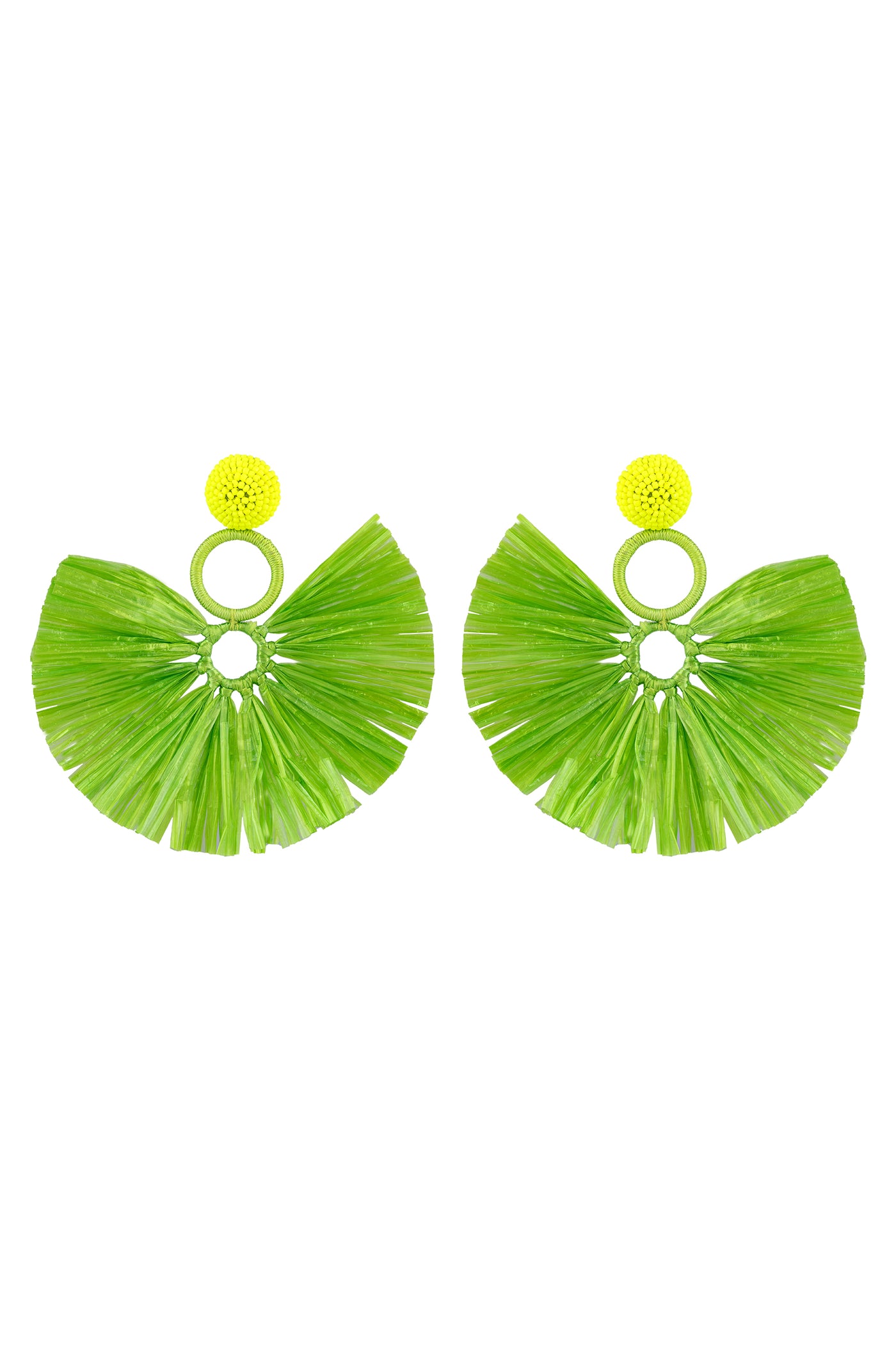 Raya jewels Summer Glam Earrings green fashion jewellery online shopping melange singapore indian designer wear